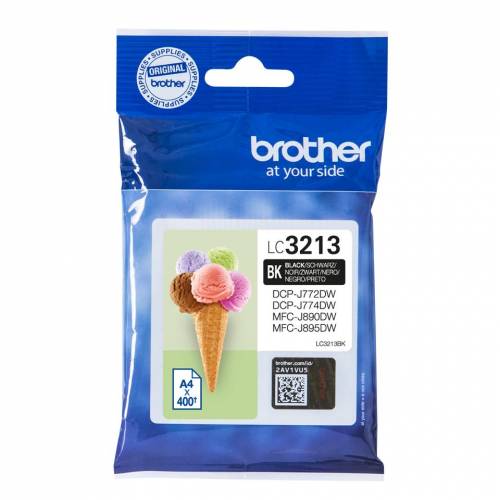 BROTHER INK CARTRIDGE LC3213BK HIGH CAPACITY