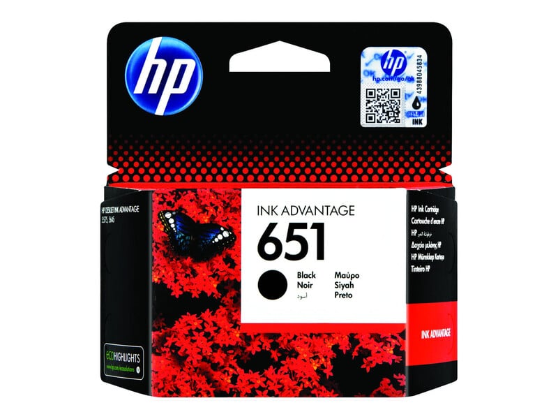 HP Ink Cartridge 651 Black