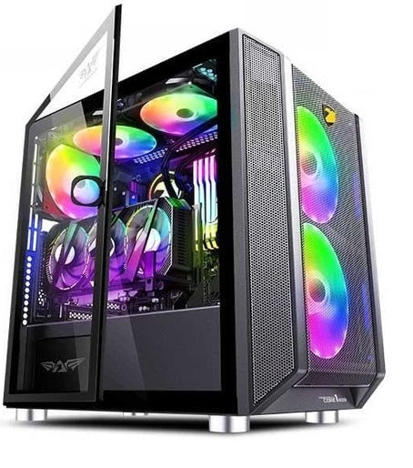 Armaggeddon TESSERAXX Core 1 AIR Micro ATX Case Black