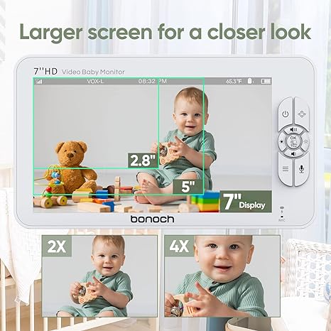 Bonoch Baby Monitor and Camera 7inch 1080P BBM03