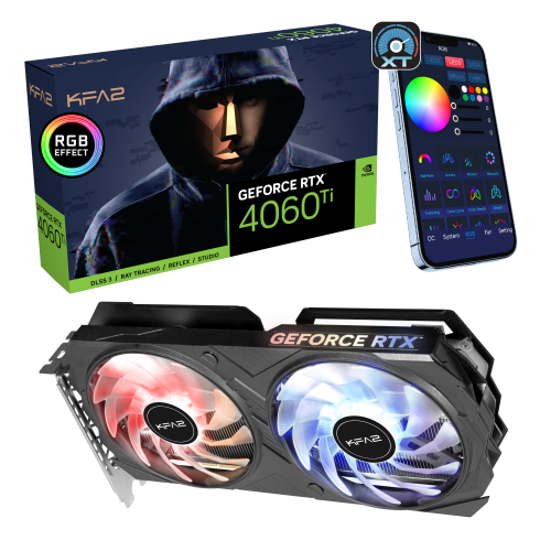 KFA2 GEFORCE RTX 4060 TI EX1-CLICK OC 8GB GDDR6