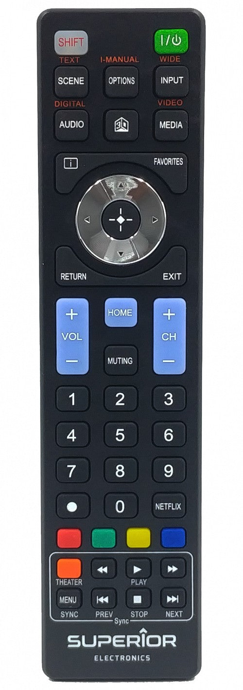 Superior Sony TV Replacement Remote Control