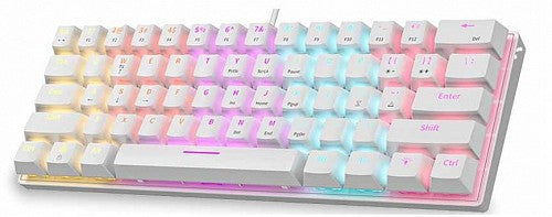 Armaggeddon MKA-1C NEO 61-Key BROWN Keyboard White