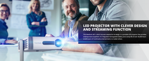 Viewsonic Projector M1+ LED Ultra Portable WiFi/BT 300 Lumens
