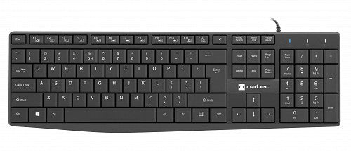 Natec NAUTILUS Wired Keyboard Black