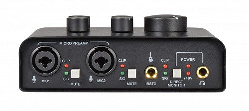 Citronic USB 2+1 Audio Interface 2 Mics+1 Instrum 173.650UK