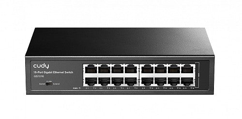 Cudy GS1016 16-Port Gigabit Ethernet Switch R/M with UK Plug