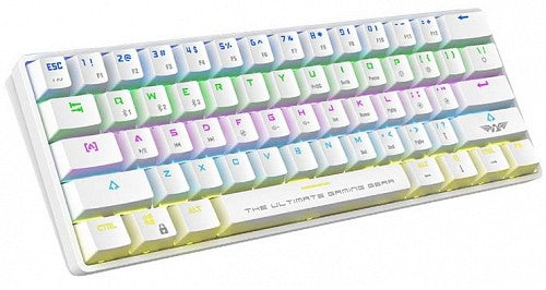 Armaggeddon MBA-61R Bluetooth Mechanical BLUE Keyboard White