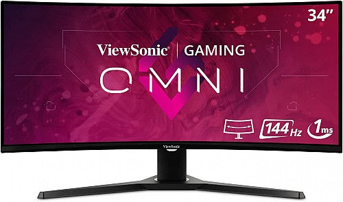 Viewsonic OMNI Gaming Curved Ultrawide Monitor 34'' 2K 144Hz VX3418-2KPC