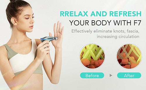 SKG Body Gun Massager for Athletes F7-E