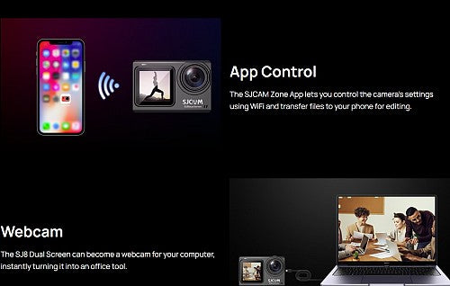 SJCAM SJ8 Dual Screen Starlight Action Camera 4K30FPS 16MP