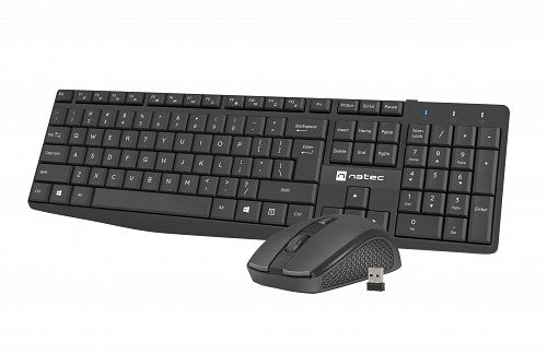 Natec SQUID Wireless Keyboard & Mouse Combo Black