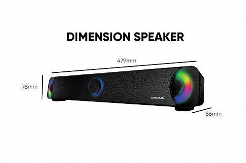 SonicGear SONICBAR BT300 Pro Portable BT/FM RGB Soundbar