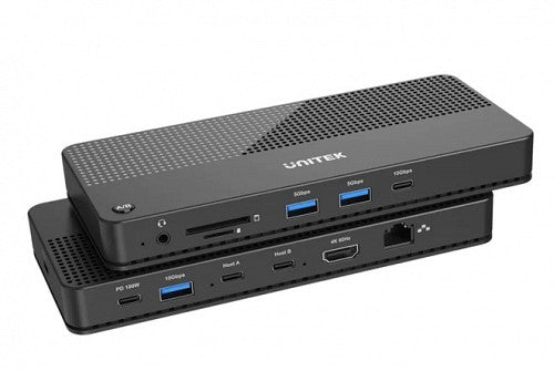 Unitek USB-C Hub USB3.2 KVM HDMI/Gb/SD/Audio/PD100W D1077A