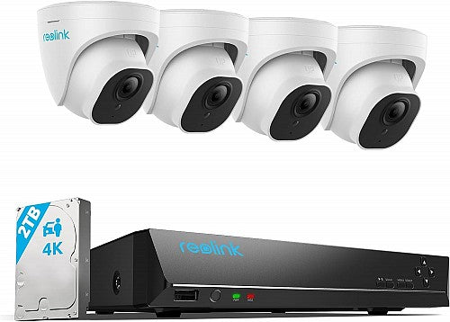 Reolink KIT 8xChNVR+4x8MP Dome+2TB NVR RLK8-800D4-8MP