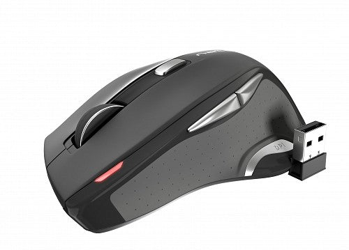 Natec JAGUAR Wireless Ergonomic Mouse with Blue Sense & Auto Speed (works on all surfaces)