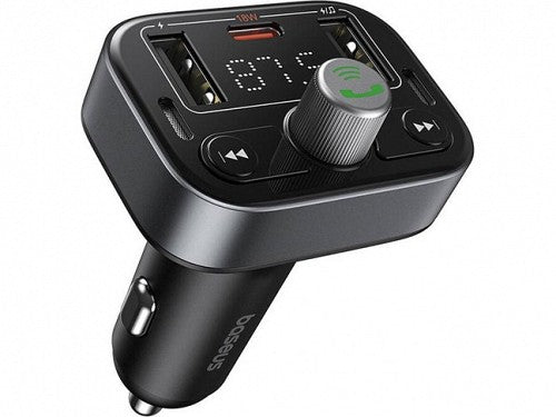 Baseus Car FM Transmitter-Charger USB/BT/SD 18W S09