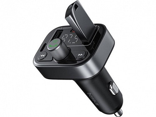 Baseus Car FM Transmitter-Charger USB/BT/SD 18W S09