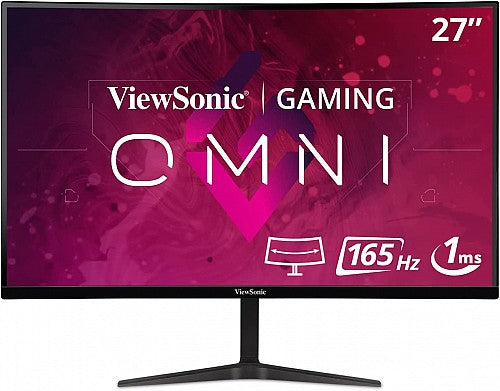 Viewsonic OMNI Gaming Curved Monitor SuperClear VA 27'' QHD 1440p 165hz 1ms VX2718-2KPC-mhd