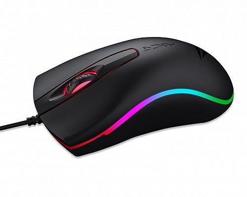 Alcatroz ASIC 9 RGB Wired Mouse Black