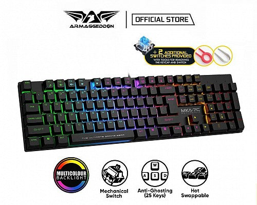 Armaggeddon MKA-7C ProGaming Mechanical Keyboard Black