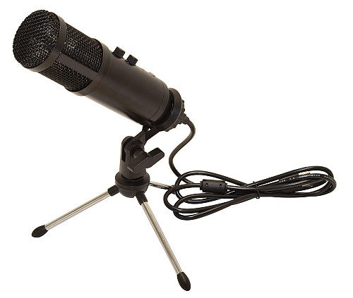 Citronic CU-POD USB Podcast Mic with Stand 173.632UK