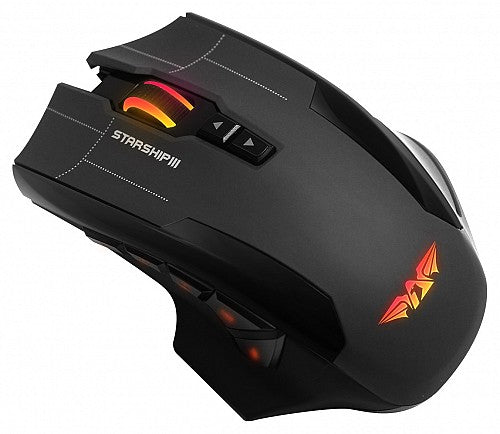 Armaggeddon Starship 3 Soviets Pro-Gaming Mouse 10000CPI Macros RGB Adj.Weight