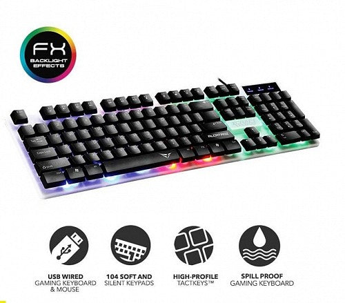 Alcatroz X-CRAFT XKB100 Wired Gaming RGB Keyboard