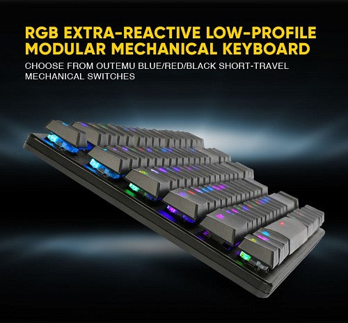 Armaggeddon SMK-9R Low Profile Black Switches Mechanical Keyboard