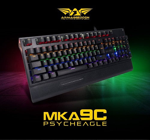 Armaggeddon MKA-9C ProGaming Mechanical Keyboard With Arm Rest