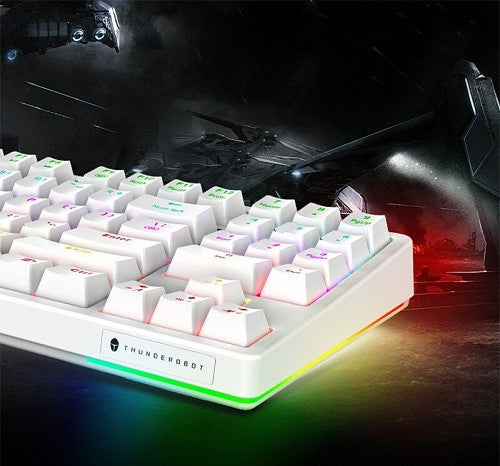 Thunderobot KG3089R Gaming Mechanical Keyboard Red Switch White