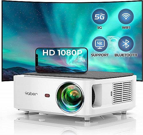 Yaber V6 Full HD LED Projector WiFi/BT 450 Ansi