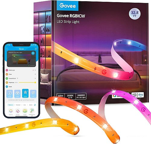 Govee RGBIC Basic Wi-Fi + Bluetooth LED Strip 10m