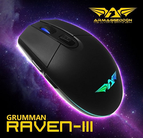 Armaggeddon Raven 3 Pro-Gaming Mouse with Free Mousepad