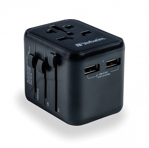 Verbatim UTA-01 Travel Charger & Adaptor World to World 12W