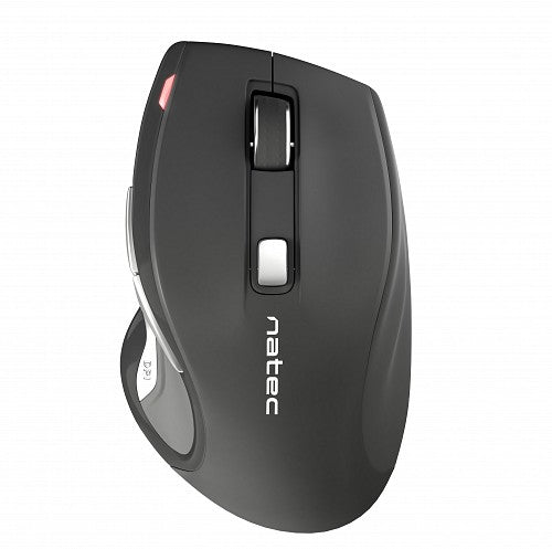 Natec JAGUAR Wireless Ergonomic Mouse with Blue Sense & Auto Speed (works on all surfaces)