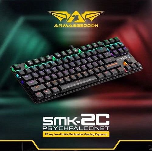 Armaggeddon SMK-2C PSYCHFALCONET Low Profile TLK Mechanical Keyboard