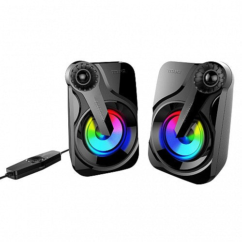 SonicGear Titan2 2.0 USB Speakers 12W 7LFX