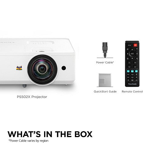 Viewsonic Projector PS502X XGA Short Throw DLP 4000 Lumens