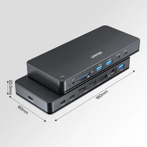 Unitek KVM USB-C Dual 4K Docking Station D1103A