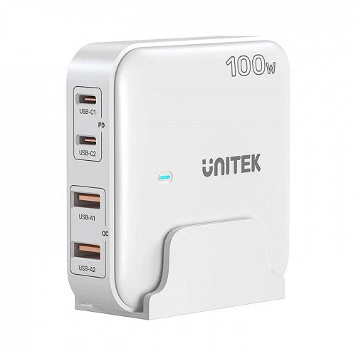 Unitek Charge Desktop 100W 4in1 GaN Charger White P1229AWH