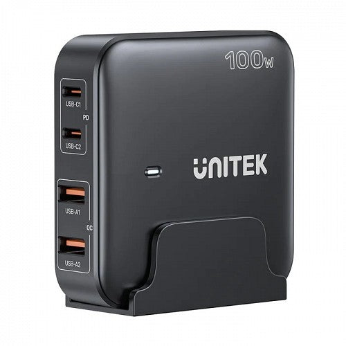 Unitek Charge Desktop 100W 4in1 GaN Charger Black P1229ABK