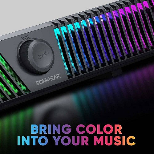 SonicGear iOX Bar III BT RGB Soundbar Black