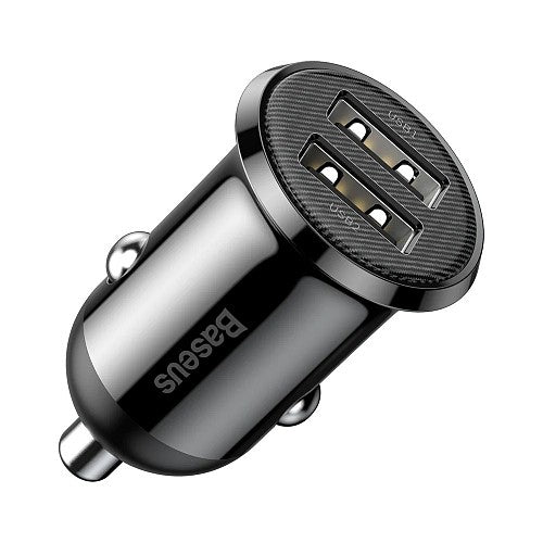 Baseus Car Charger 4.8A GRAIN Pro Black