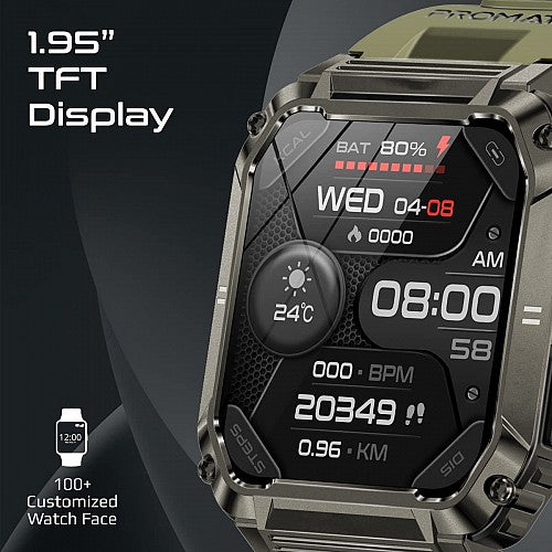 Promate Smartwatch BT Call 1.95'' Rugged XWATCH-S19 Camo