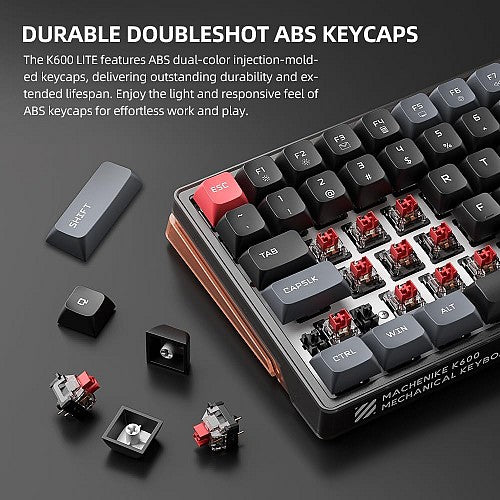 Machenike Wired Gaming Keyboard K600-B100 LITE Red Switch