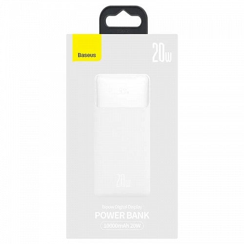 Baseus Powerbank 20W 10000mAh Bipow White