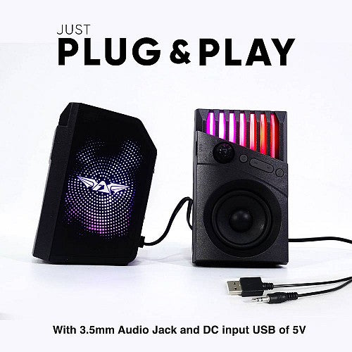 Armaggeddon LUMO 2 RGB 2.0 BT/USB Gaming Speakers 20W