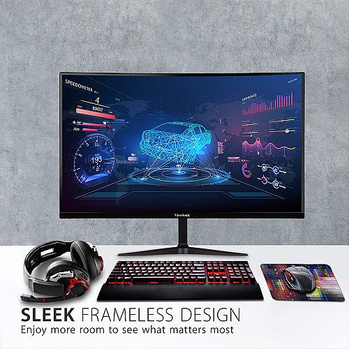 Viewsonic OMNI Gaming Curved Monitor SuperClear VA 27'' QHD 1440p 165hz 1ms VX2718-2KPC-mhd