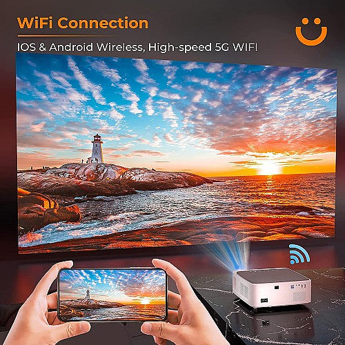 Yaber V6 Full HD LED Projector WiFi/BT 450 Ansi